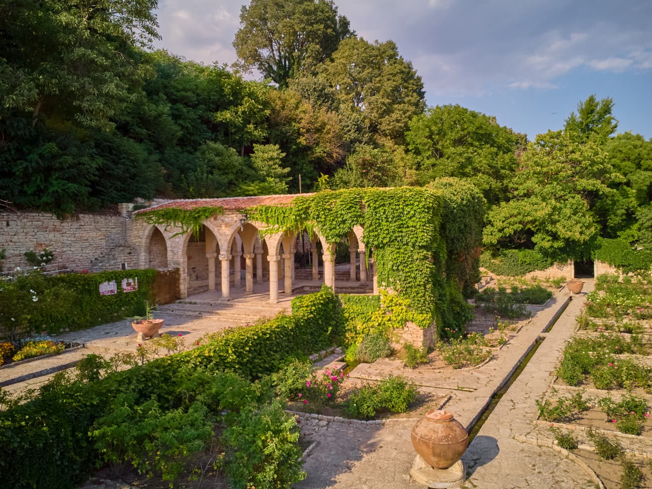 The Landscaped Gardens of the Balchik Palace