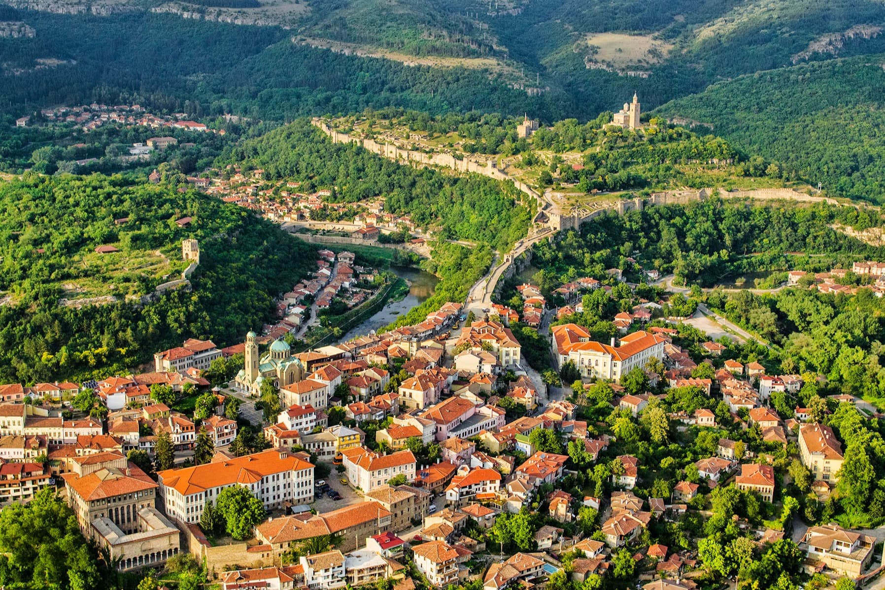 Panoramic View of Veliko Tarnovo