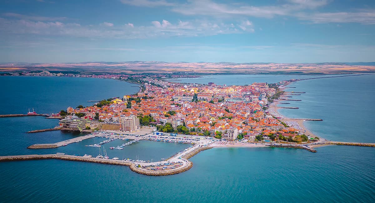 Pomorie from above