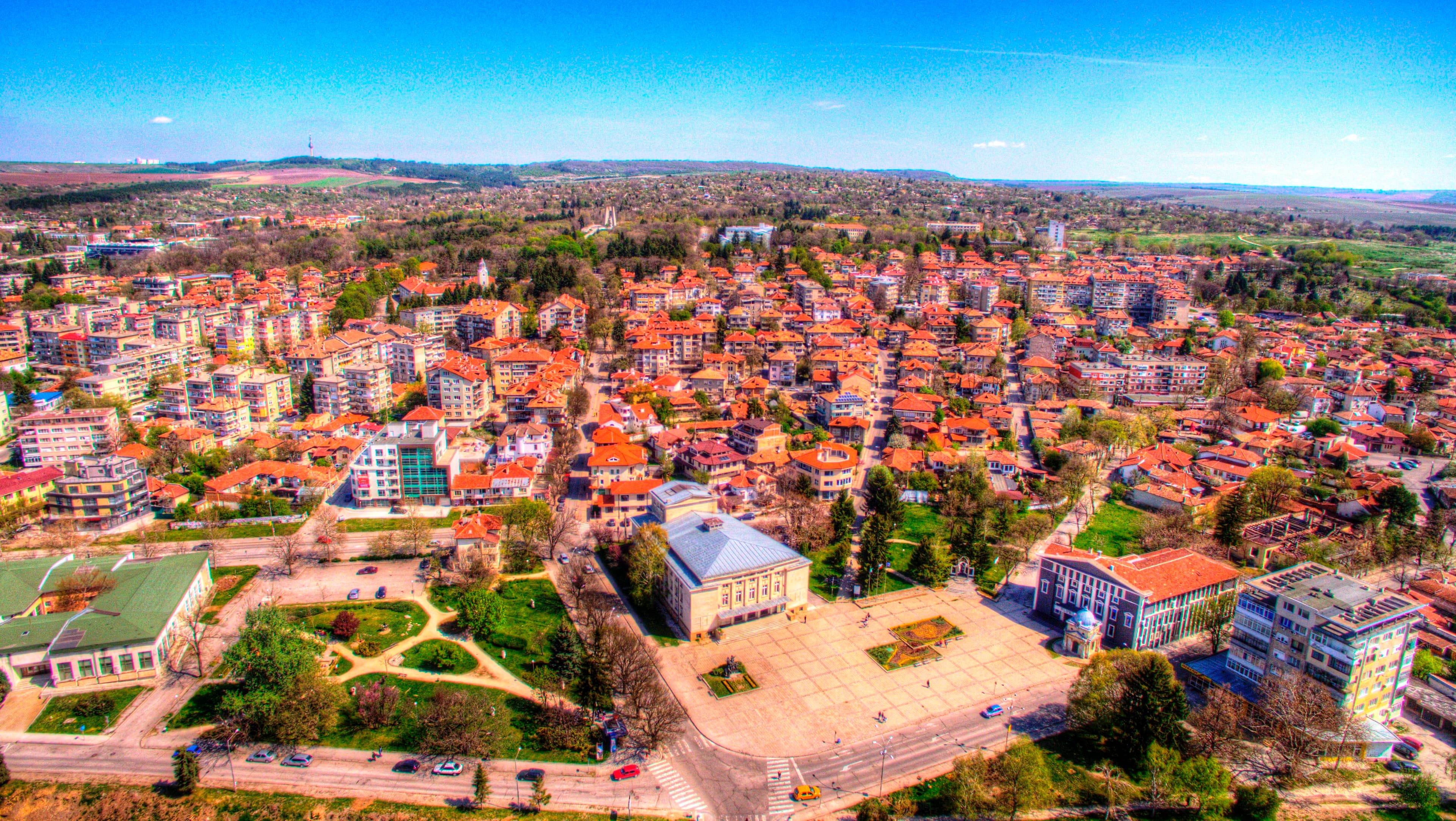 Razgrad from above