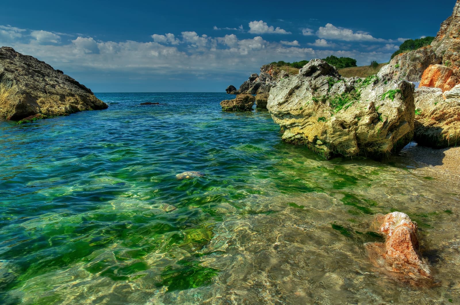 The beaches in Rusalka