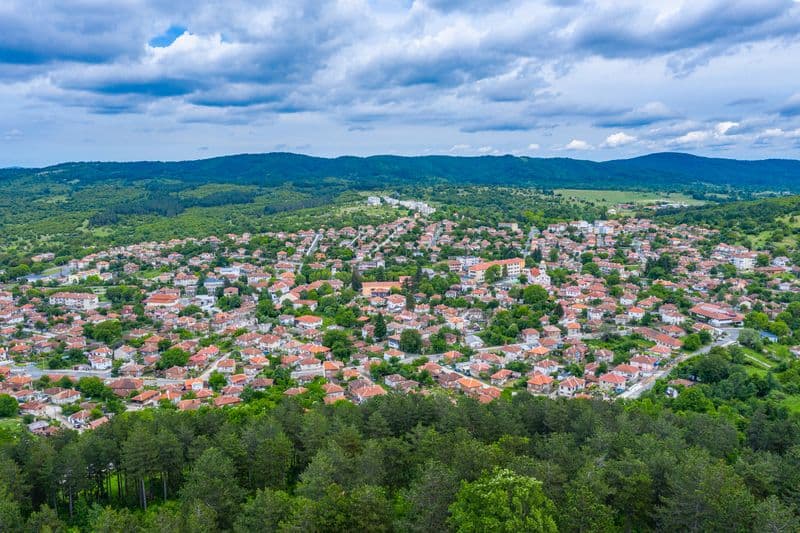 Malko Tarnovo seen from above