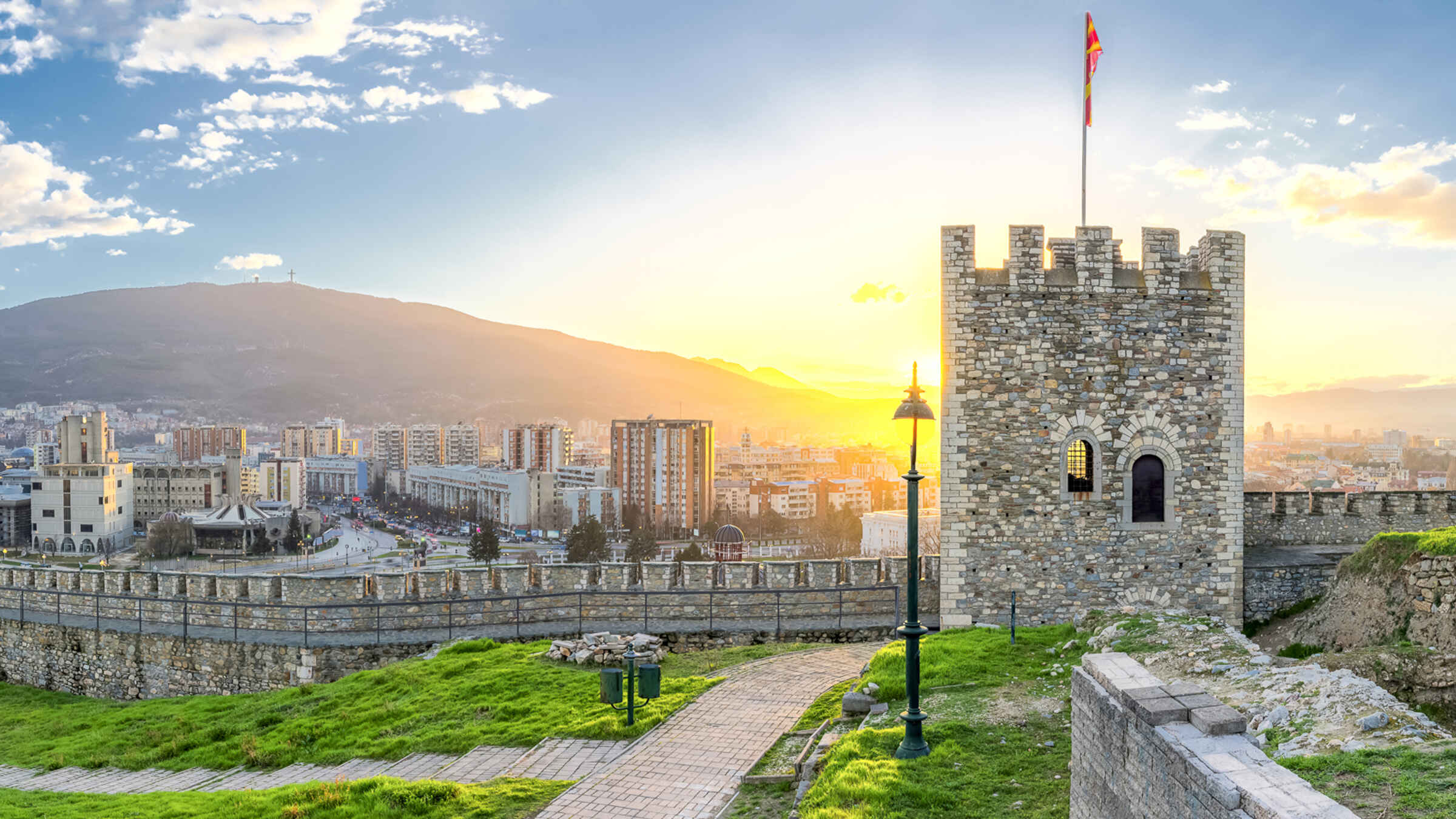 The tower in Skopje