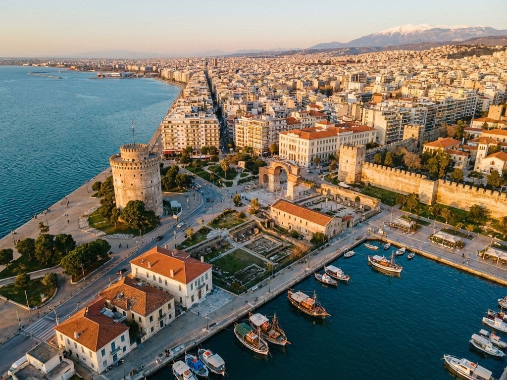 The beach in Thessaloniki