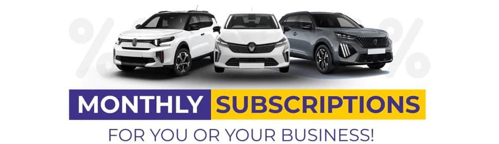 Monthly car subscriptions