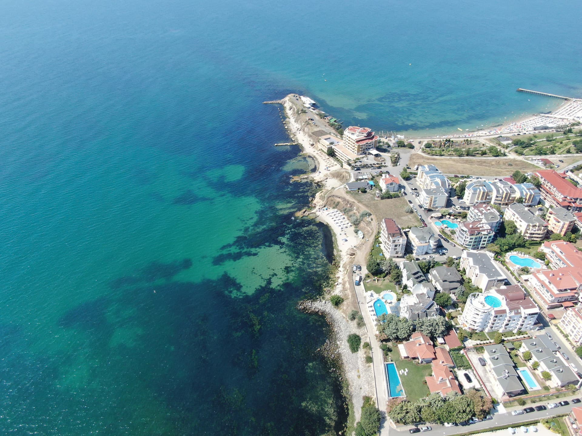 The beach in Ravda