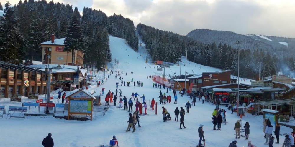 Ski slope in Borovets