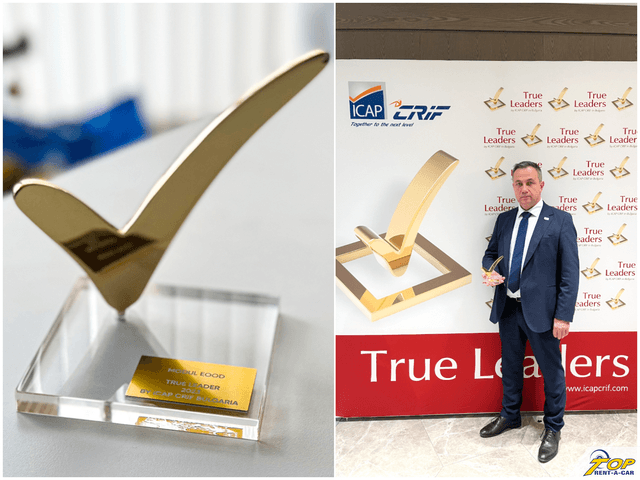 Top Rent A Car с отличие „True Leaders“ за отлични бизнес резултати