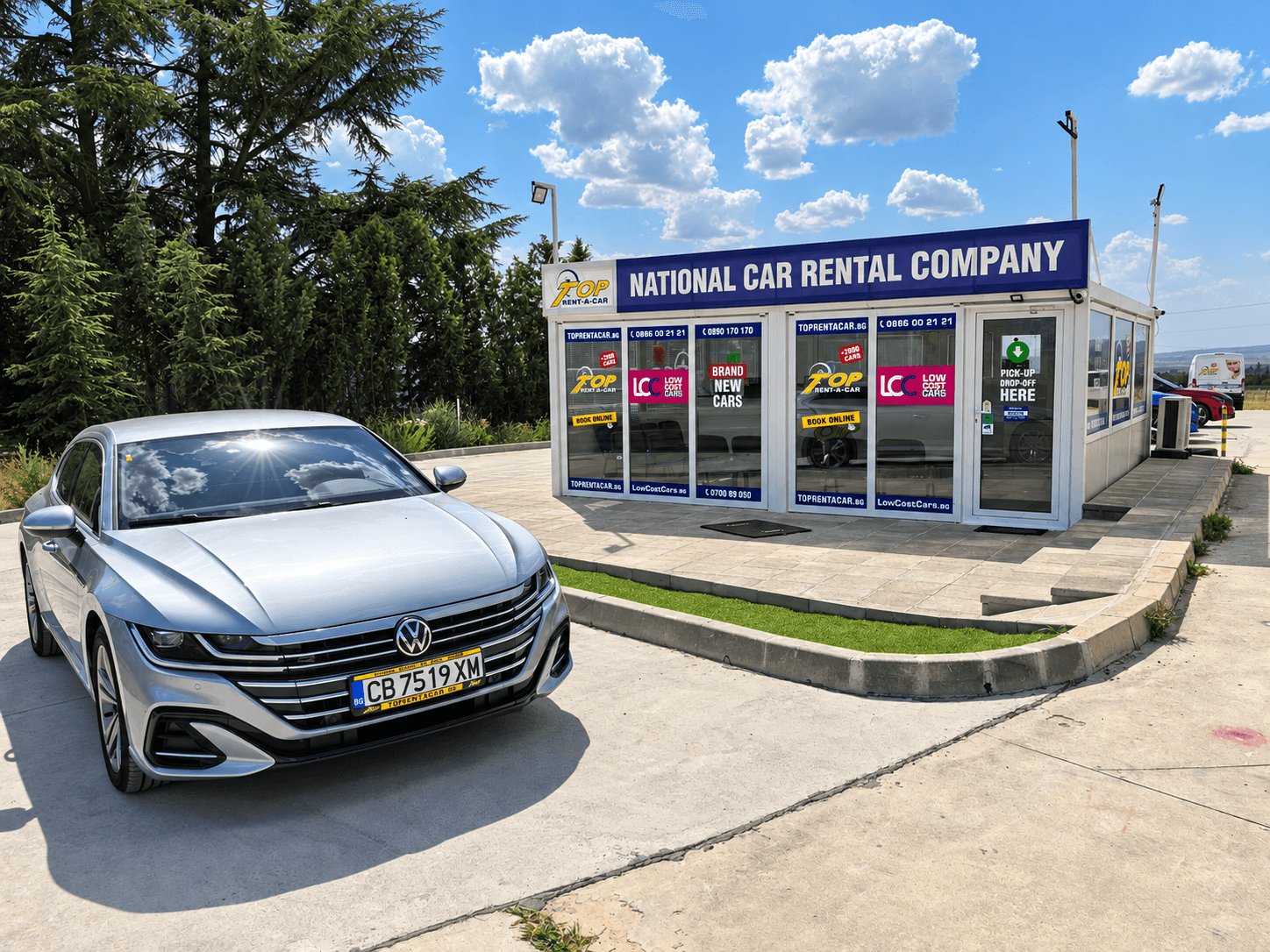 Top Rent A Car Varna Airport Entrance
