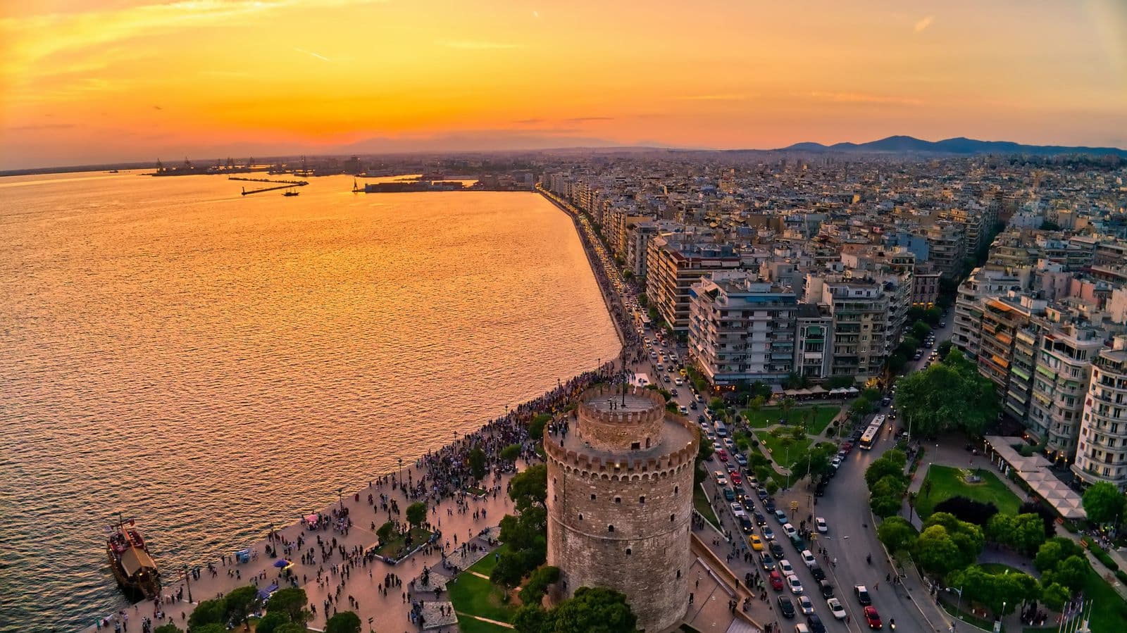 The Thessaloniki seafront