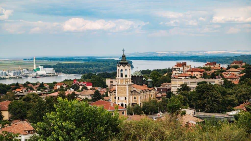 Svishtov from above